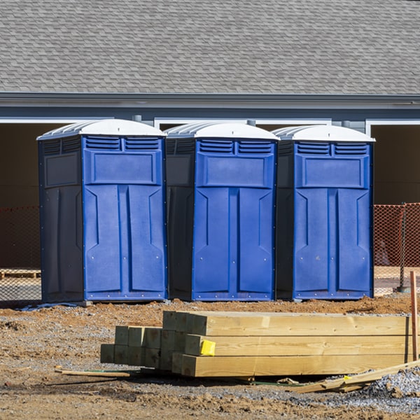 how can i report damages or issues with the portable toilets during my rental period in Minor Alabama